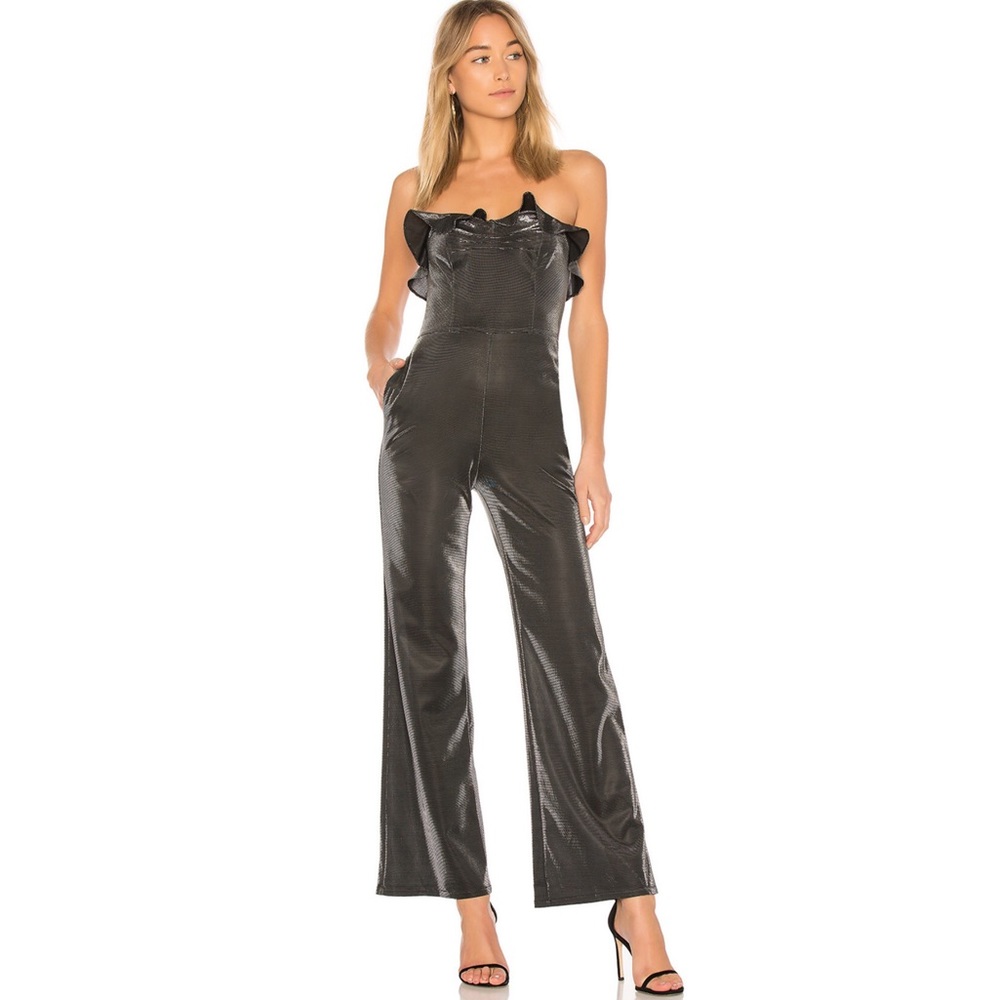 SIMONE JUMPSUIT IN SILVER